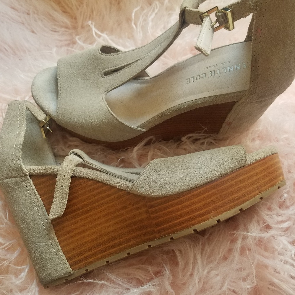 Tan wedges